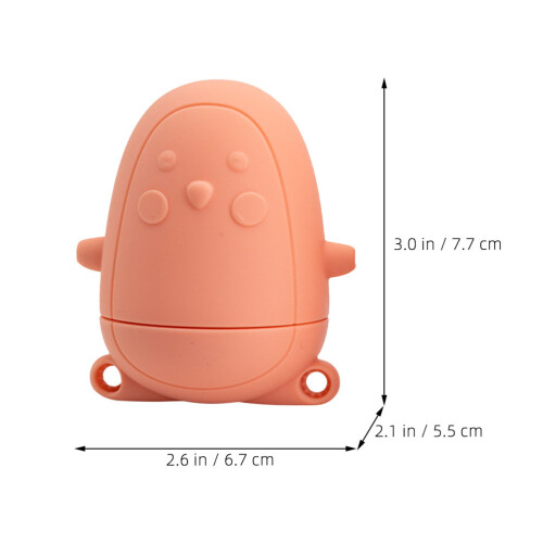 Brinquedo De Banho Bebê Silicone Com D'Água E Desenho 1