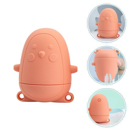 Brinquedo De Banho Bebê Silicone Com D'Água E Desenho 2
