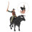 4 Conjuntos De Brinquedo De Tourada Cowboy Espanhol 11