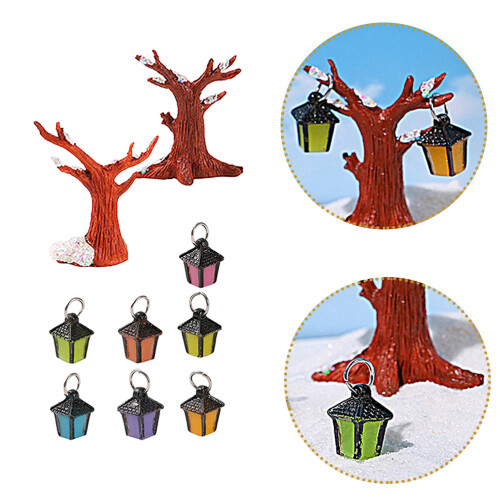 Conjunto De Árvores Miniatura Para Com Resina E 2