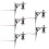5Pcs Micro Landscaping Lâmpada De Parede Adornos Diy 9