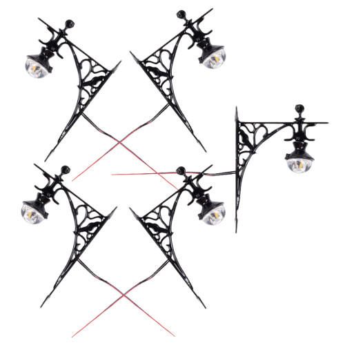 5Pcs Micro Landscaping Lâmpada De Parede Adornos Diy 2