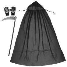 Sierp, Peleryna I Rękawice Na Halloween, Zestaw Rekwizytów