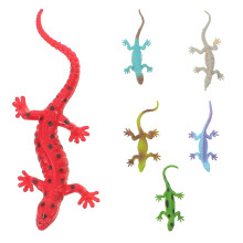 6 Unidades Lagarto Simulado Mini Estátua Animal Falso Brinquedo