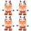 4 Unidades Brinquedo Infantil de Vaca Resistente 5