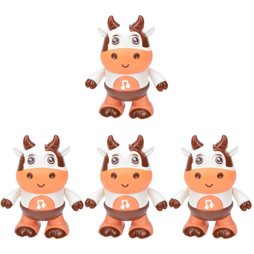 4 Unidades Brinquedo Infantil de Vaca Resistente 1