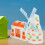 4Pcs Mini Casa De De Estilo Fazenda Para De 10