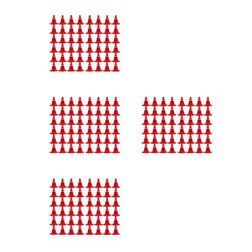 240 Peças Cones De Trânsito Barreiras Simulado 2