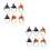 12St Halloween Håraccessoarer Med Häxhatt, Party Design 9