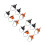 12St Halloween Håraccessoarer Med Häxhatt, Party Design 6