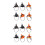 12St Halloween Håraccessoarer Med Häxhatt, Party Design 10