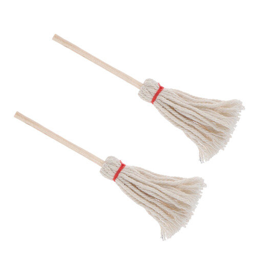 4St Realistiska Mini Mops I Vit För Lek Och 1