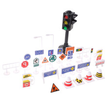 Conjunto De Sinalização De De Tráfego E Infantil
