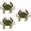 3Pcs Conjunto Artificial 9