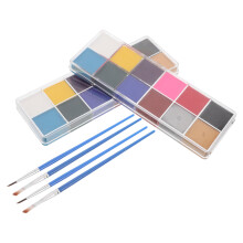 4 De Tinta Facial À Base D'Água Com 12 Cores Para Halloween