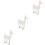 3 Unidades De Alpaca Simulada Plástico Para Crianças 7