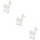 3 Unidades De Alpaca Simulada Plástico Para Crianças 11