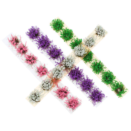 140 Peças Grama Artificial Miniatura Para De DIY 2