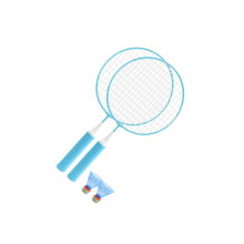Conjunto De Raquetes De Badminton Coloridas Para Iniciantes E Crianças