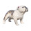 2St Hållbar Vit Shar Pei Figurin För Barns Inredning 3