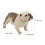 2St Hållbar Vit Shar Pei Figurin För Barns Inredning 11