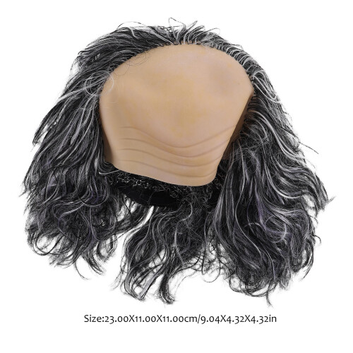 Peruca Halloween Cosplay Baile Máscaras Acessório 1