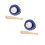 2Set Set Mini Baseball in Legno E PU Pelle Per 10