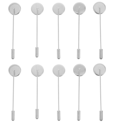 10Pcs Lång Hållare Rund Säkerhetsnål Stick 2