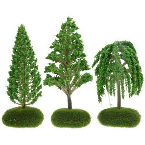 3Pcs De Árvore Mini Decorativo Para De