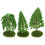 3Pcs De Árvore Mini Decorativo Para De 5
