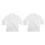 2 Sets Kinder Labjas Lange Mouwen Witte Verkleedkleding 10