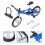 3Sets Blauwe Mini Mtb Fingerfiets Speelgoed Kinderen Desktop Model 11