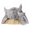 Silver Latex Ox Horn Hatt Rollspel Fest Accessoar 11