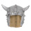 Silver Latex Ox Horn Hatt Rollspel Fest Accessoar 3