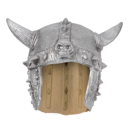 Silver Latex Ox Horn Hatt Rollspel Fest Accessoar 2