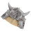 Silver Latex Ox Horn Hatt Rollspel Fest Accessoar 7