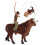 4 Set Statuine Cowboy Western E Decorazione 11