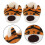 2 Pares De Chinelos De Pelúcia Para Bonecas 18 Polegadas, Tema Animal 11