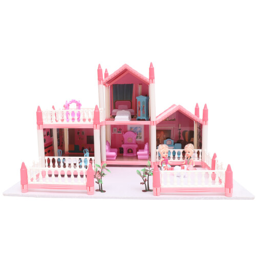 2 Conjuntos Casa De Bonecas Villa Educativo DIY -Cabeça