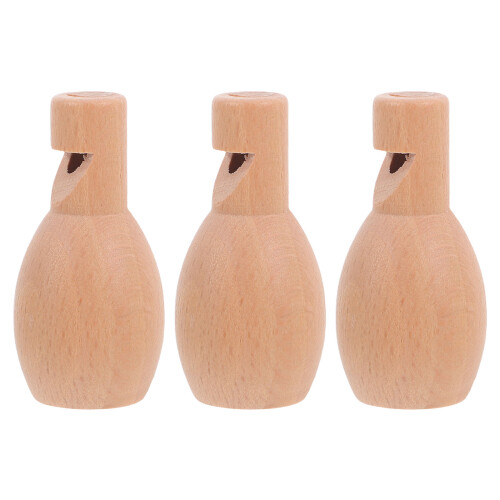 6 Unidades Mini Flauta Madeira Para Crianças 1