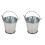 2Pcs Balde De Miniatura, Barril Para Casa De Miniatura 4