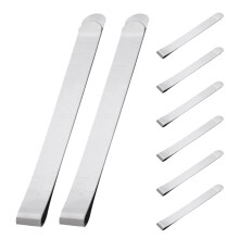 8Pcs Rostfritt Marshmallow Klämmor - Nötkonfektmaskin Tillbehör