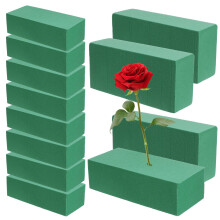 12 Stycken Floreringsfoam Block Torr Våt Absorberande Blomsterlera
