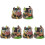 6St Resin Miniatyrhus Dekorativa Mini 4