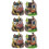 6St Resin Miniatyrhus Dekorativa Mini 10