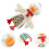 Cartoon Eend Handpop Kinderen Popspelgoed Interactief Speelgoed 3