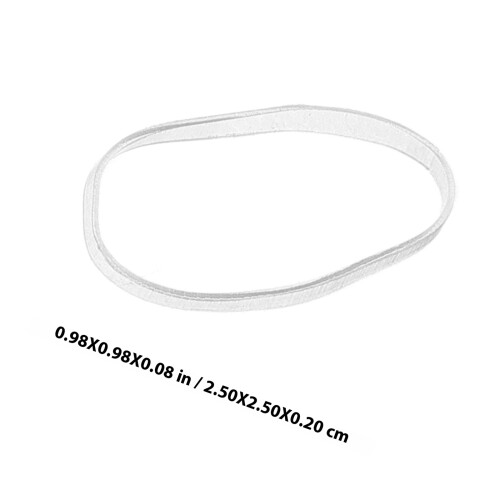 300 Pcs Clear Elastiska Hårsnoddar Mini Band I Låda För Flickor Kvinnor 1