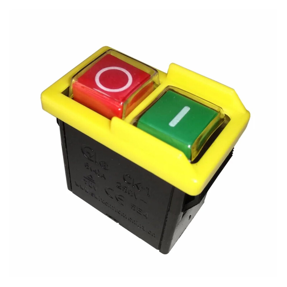 6A 250V Electromagnetic On Off Push Button Switches For Grinding Wheel Machine Ck1 9105992606351