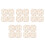 20St Beige Träfönster Dockhus Kinesisk Stil Fin Design 8