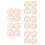 20St Beige Träfönster Dockhus Kinesisk Stil Fin Design 10